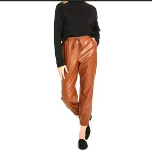 A New Day faux leather jogger. Beautiful, trendy, excellent like new condition.